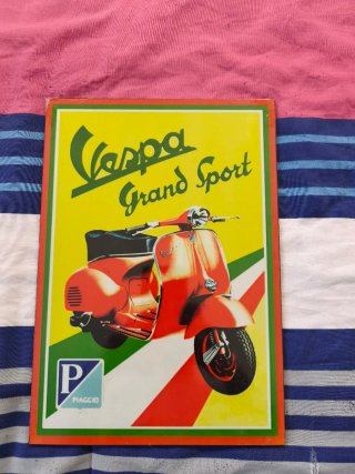 Cuadro Decorativo Vespa Grand Sport