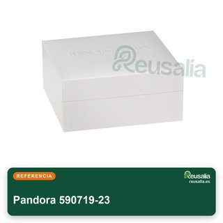 Pandora pulsera plata cierre corazón 23 cm