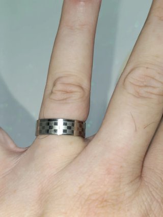 Anillos Acero Plateado Talla 11 (3 uds)