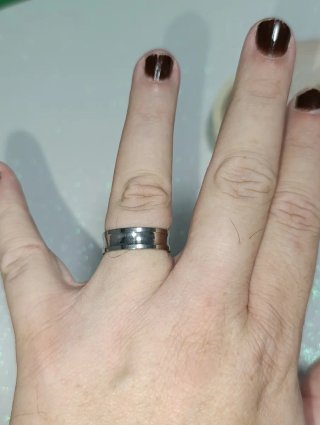 Anillos Acero Plateado Talla 11 (3 uds)