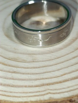 Anillos Acero Plateado Talla 11 (3 uds)