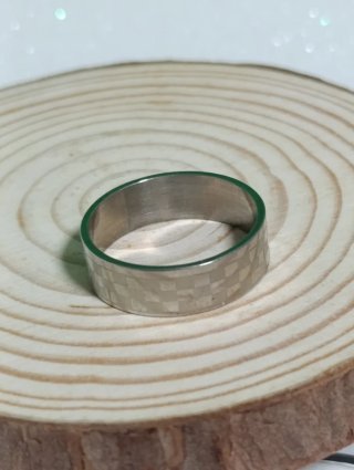 Anillos Acero Plateado Talla 11 (3 uds)