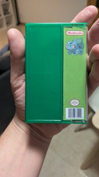 Scatola Pokémon Edizione Foglia Verde GBA