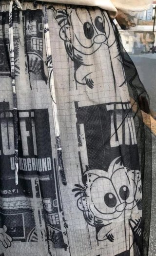 Nuevo. Conjunto Garfield Tul Camiseta,Falda Larga
