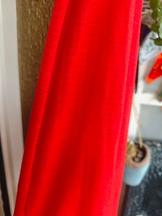 Foulard pañuelo largo rojo