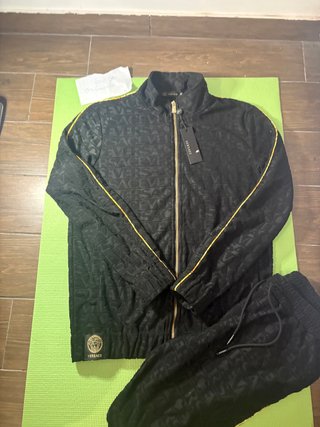 Tuta Versace Monogram Nera Uomo M