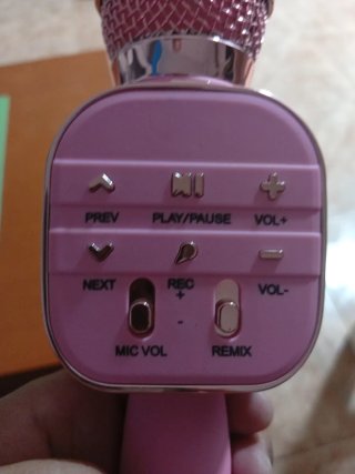 Micrófono Karaoke Rosa