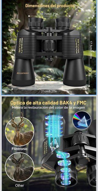 Binoculares Flintronic Alta Calidad BAK4 FMC
