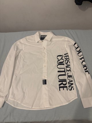 Camicia Versace Jeans Couture L Uomo Bianca