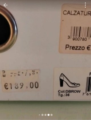 Scarpe Guess tacco largo marroni n.36