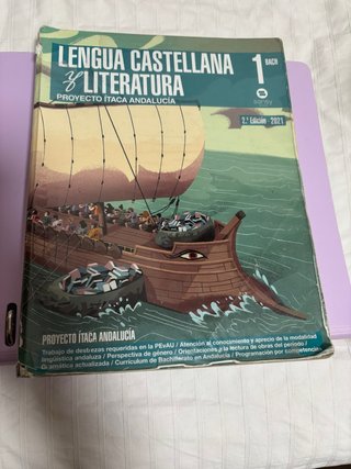 Libro de lengua castellana y literatura 1 Bach