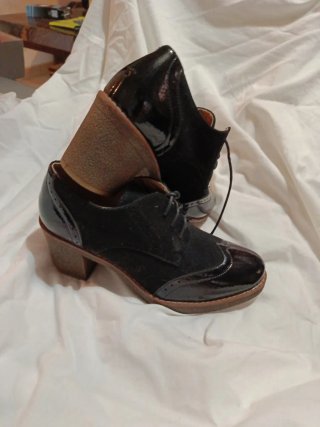 Zapatos de tacón negros mujer
