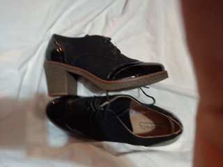 Zapatos de tacón negros mujer