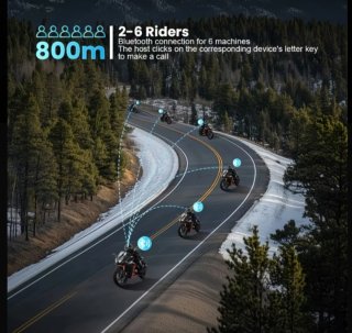 2 Intercomunicadores V6 Plus Riders