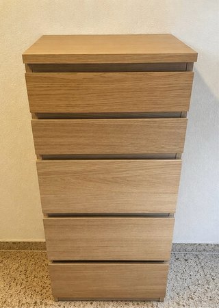 Cómoda de madera 6 cajones