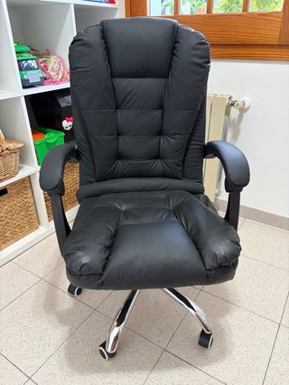 Silla Escritorio Negra Infantil