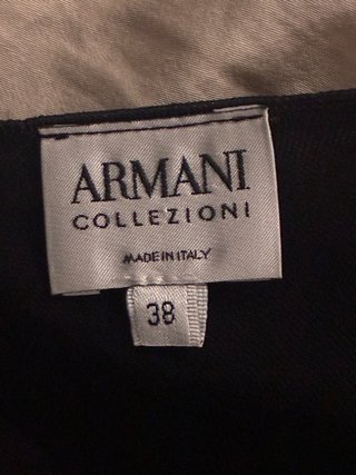 Armani Collezioni Abito Nero Taglia 38