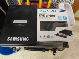 3 Lectoras DVD Samsung Slim Portátil