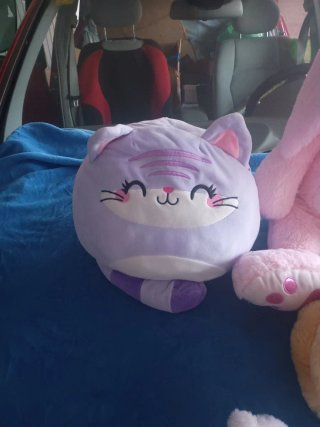Lote 5 peluches surtidos: conejo, gato y ositos