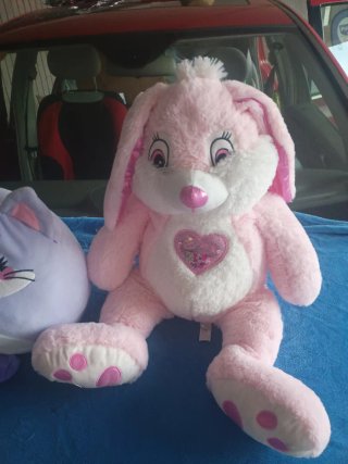 Lote 5 peluches surtidos: conejo, gato y ositos