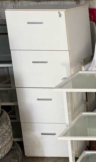 Archivador 4 cajones blanco