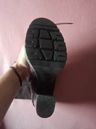 Botines marrones tacón alto
