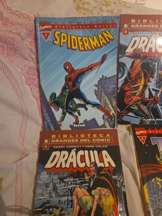 6 comics biblioteca marvel