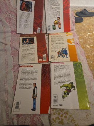 6 comics biblioteca marvel
