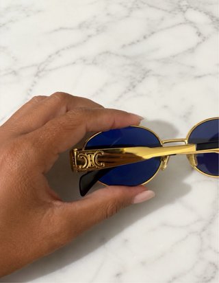 Occhiali da sole Celine CL40235 Oro Nero