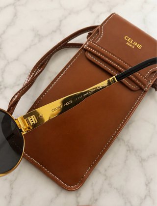 Occhiali da sole Celine CL40235 Oro Nero