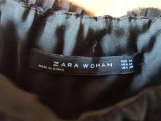 Vestido Zara Negro Fiesta