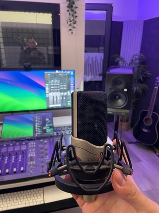Sennheiser MK4 + araña - Micrófono