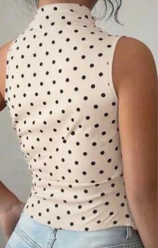 Blusa lunares Talla S