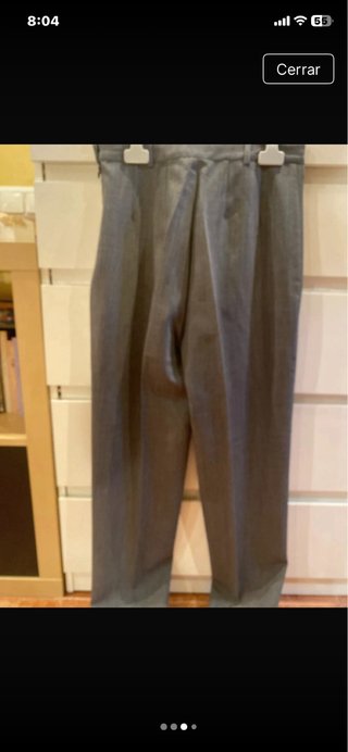 Pantalones Adolfo Dominguez Talla S Gris
