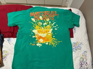 Camiseta Pull & Bear  verde talla S