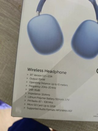 Cascos Inalámbricos Azul Marino