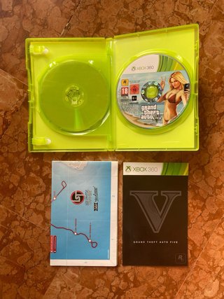 Grand Theft Auto V Xbox 360 completo con Mappa