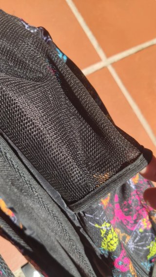Mochila escolar con estampado de mariposas