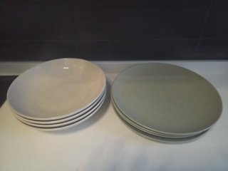 Lote 8 Platos Porcelana Ikea
