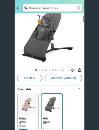 Hamaca Kinderkraft gris