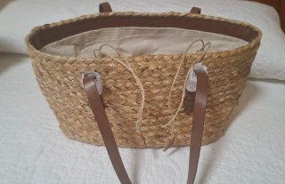 Bolso de rafia Parfois