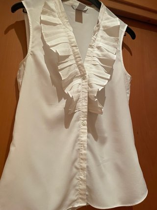 Camicia donna con volant tg.42 - H&M