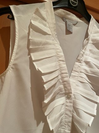 Camicia donna con volant tg.42 - H&M