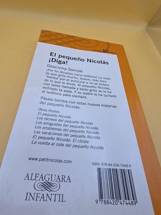 El pequeño Nicolás ¡Diga! Goscinny Sempé Alfaguara