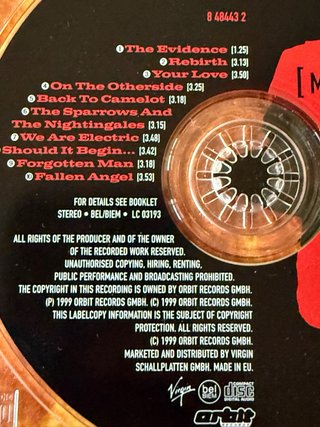 CD Mark 'Oh Rebirth Dance Electro