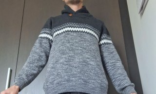 Jersey Easywear Gris y Blanco