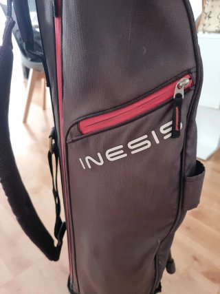 Bolsa de Golf Inesis Negra y Roja
