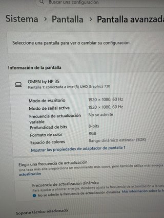 Monitor HP 35” Curvo