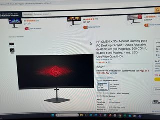 Monitor HP 35” Curvo