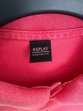 Polo Rojo/Rosa Replay